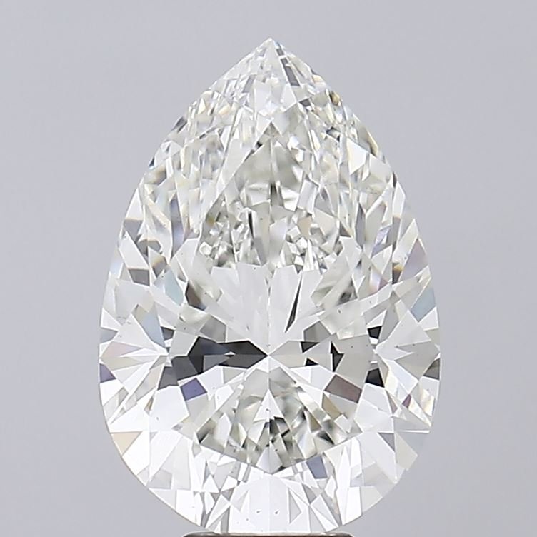 9.06ct G VS2 Rare Carat Ideal Cut Pear Lab Grown Diamond