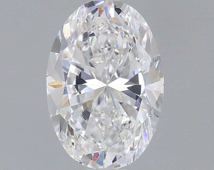 0.82ct D VVS2 Very Good Cut Oval Lab Grown Diamond