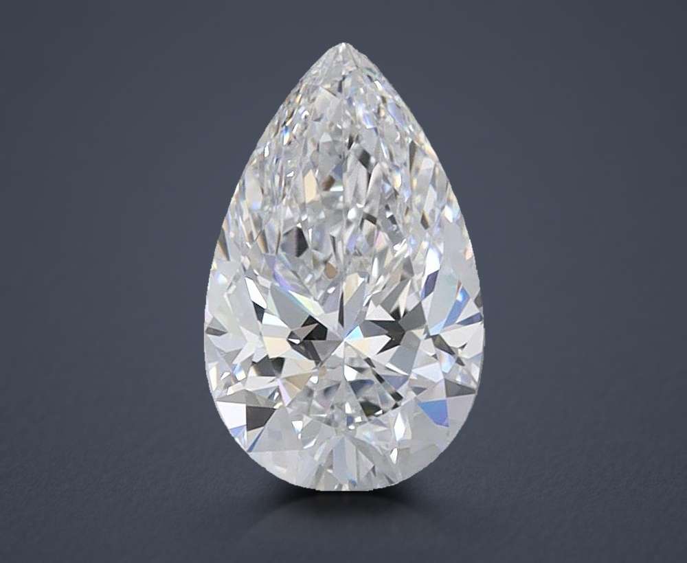 1.00 Carat Pear Lab Diamond