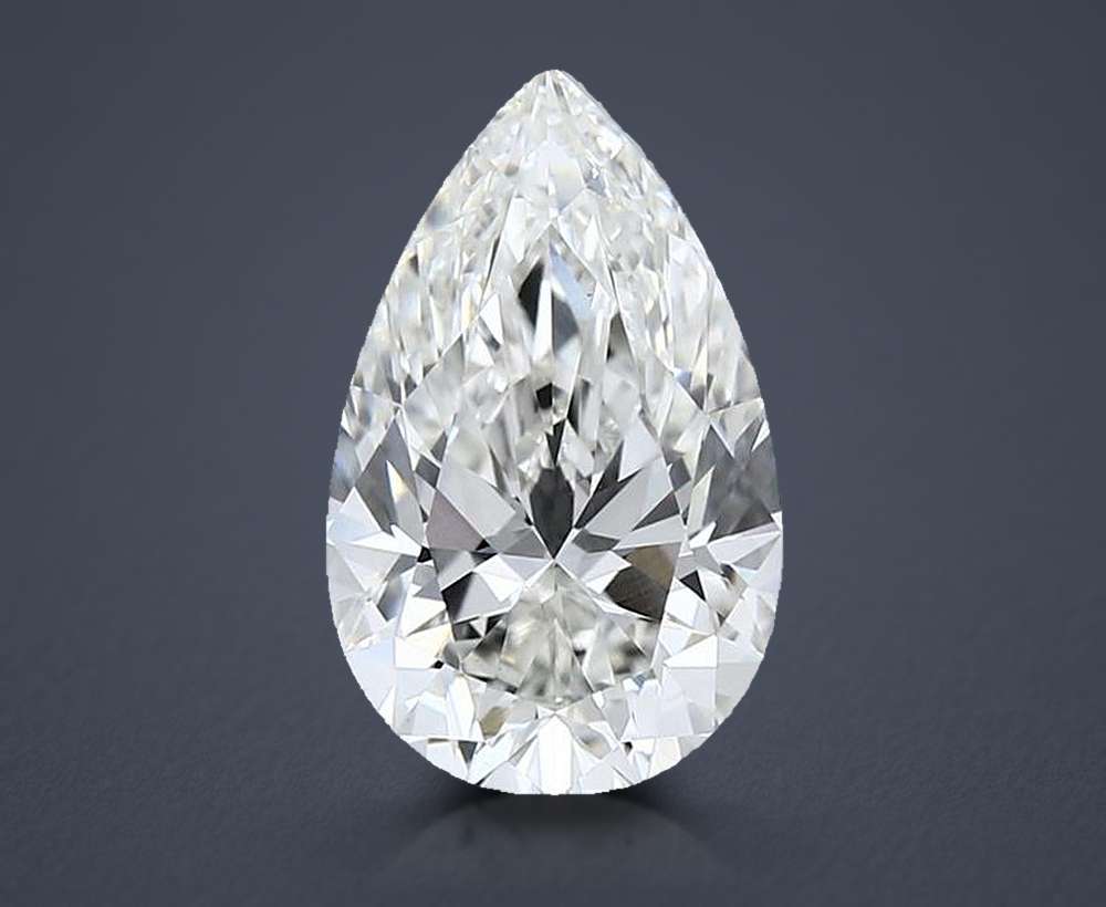 2.57 Carat Pear Lab Diamond
