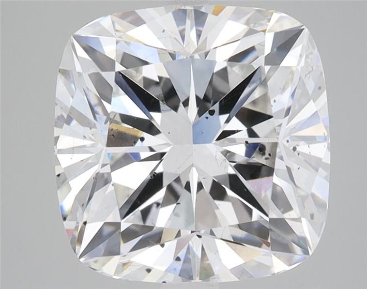 5.02ct F SI2 Rare Carat Ideal Cut Cushion Lab Grown Diamond