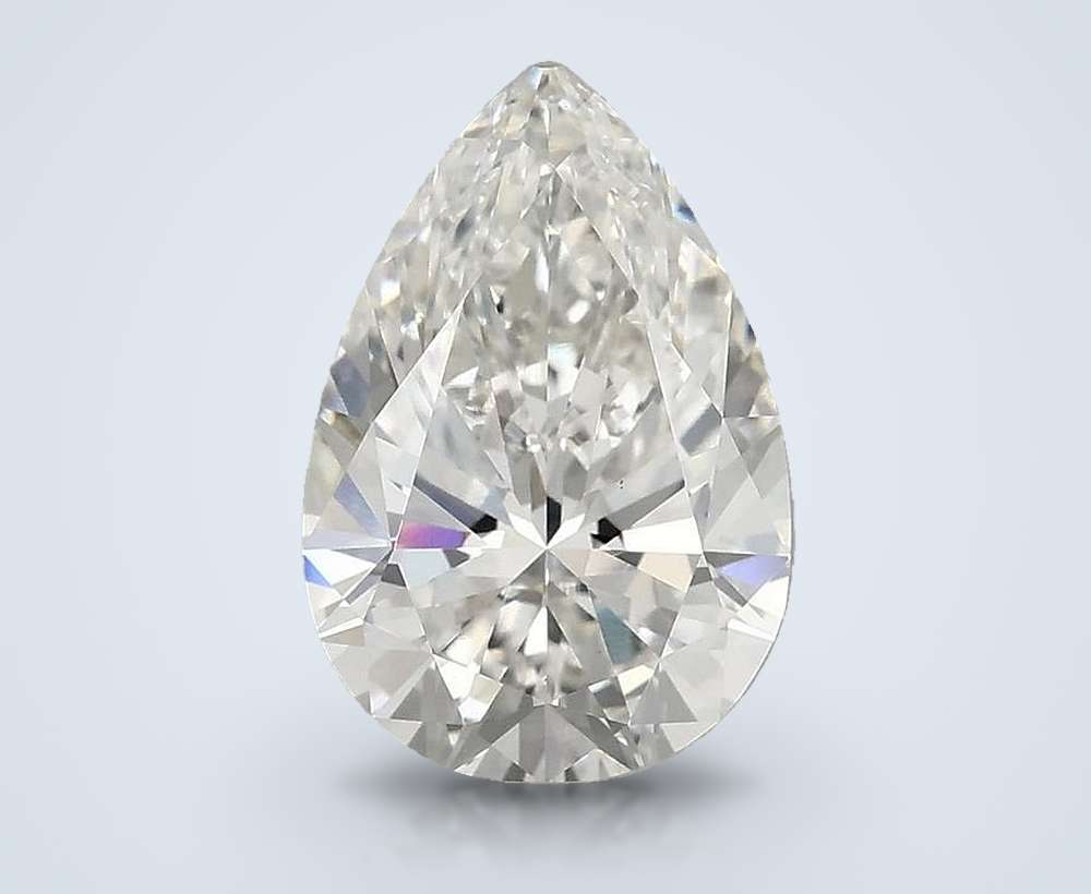 3.00 Carat Pear Lab Diamond