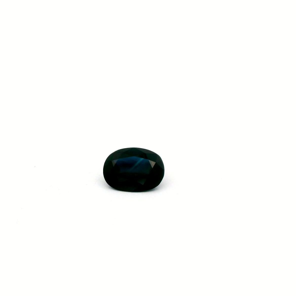 3.07 Carat Blue Oval Sapphire