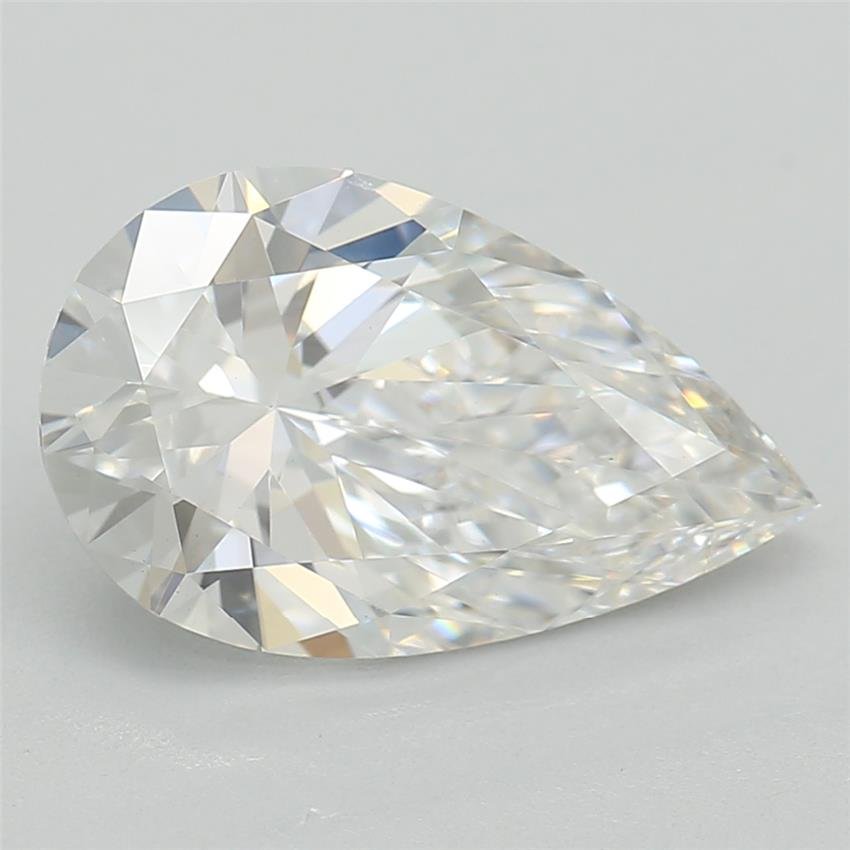 1.35ct F VS1 Rare Carat Ideal Cut Pear Lab Grown Diamond