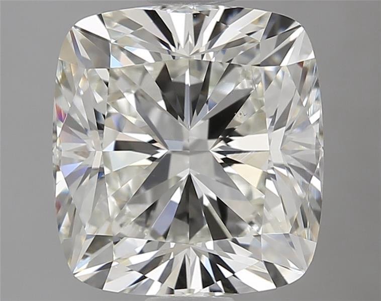 3.01ct J SI1 Rare Carat Ideal Cut Cushion Diamond