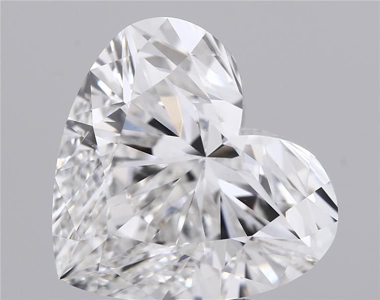 11.04ct F VVS2 Rare Carat Ideal Cut Heart Lab Grown Diamond