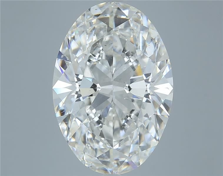 10.53ct F SI2 Rare Carat Ideal Cut Oval Diamond
