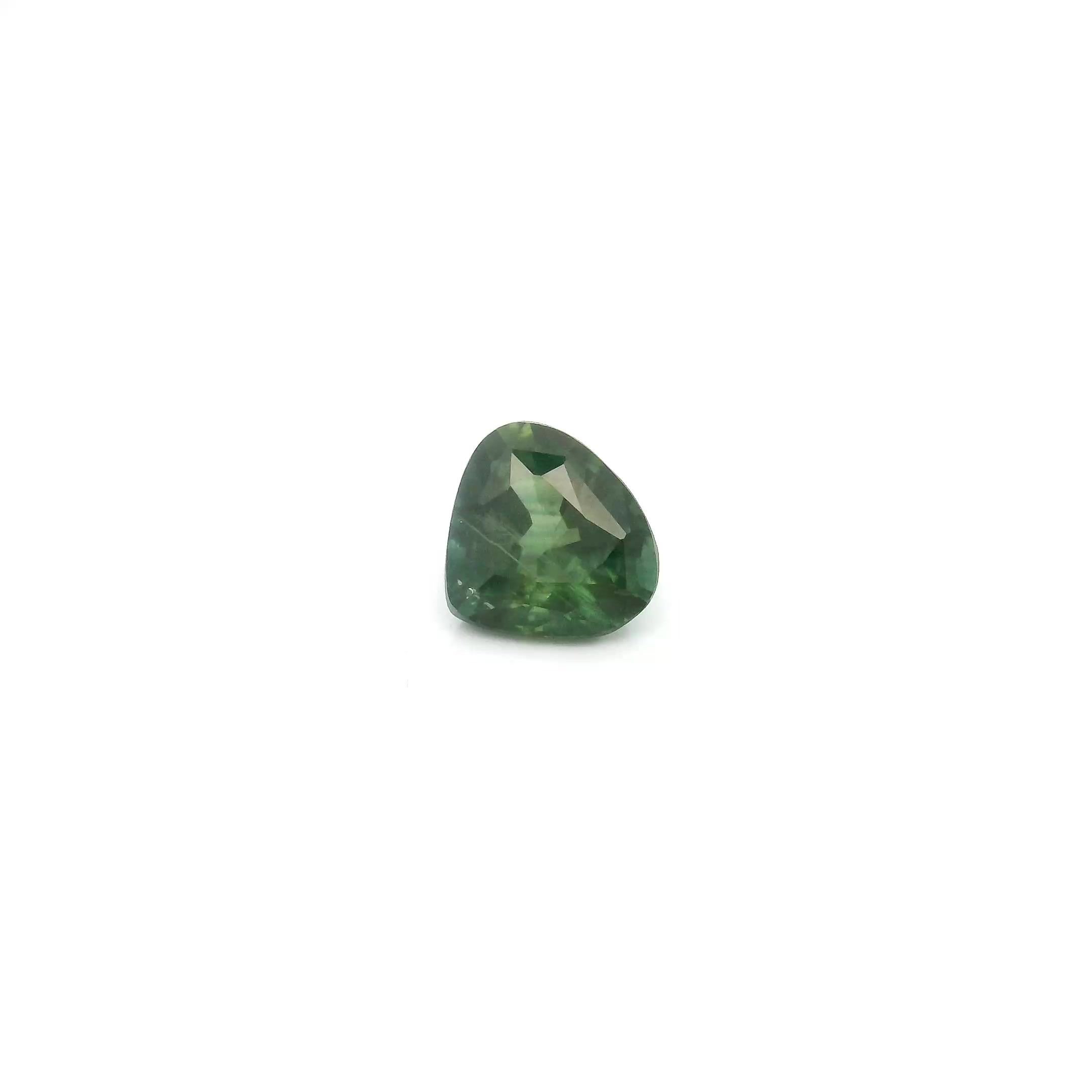 0.61 Carat Green Pear Sapphire