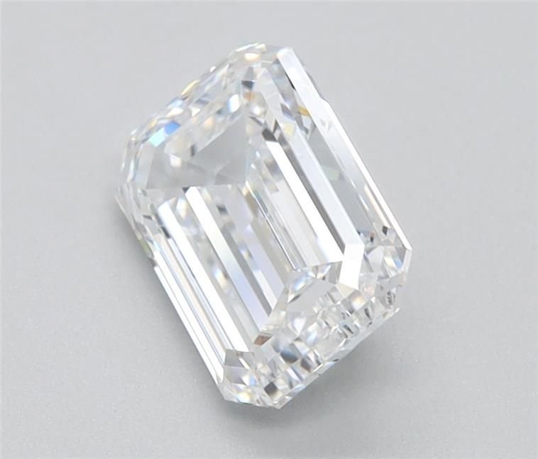 1.50ct D VS2 Rare Carat Ideal Cut Emerald Lab Grown Diamond