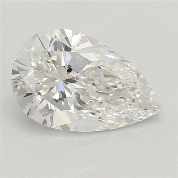 0.61ct F VS2 Rare Carat Ideal Cut Pear Lab Grown Diamond