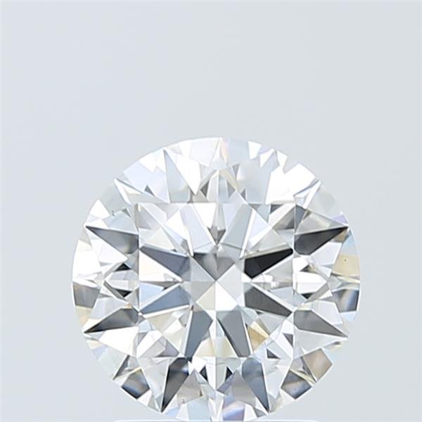 2.10ct F SI1 Rare Carat Ideal Cut Round Lab Grown Diamond