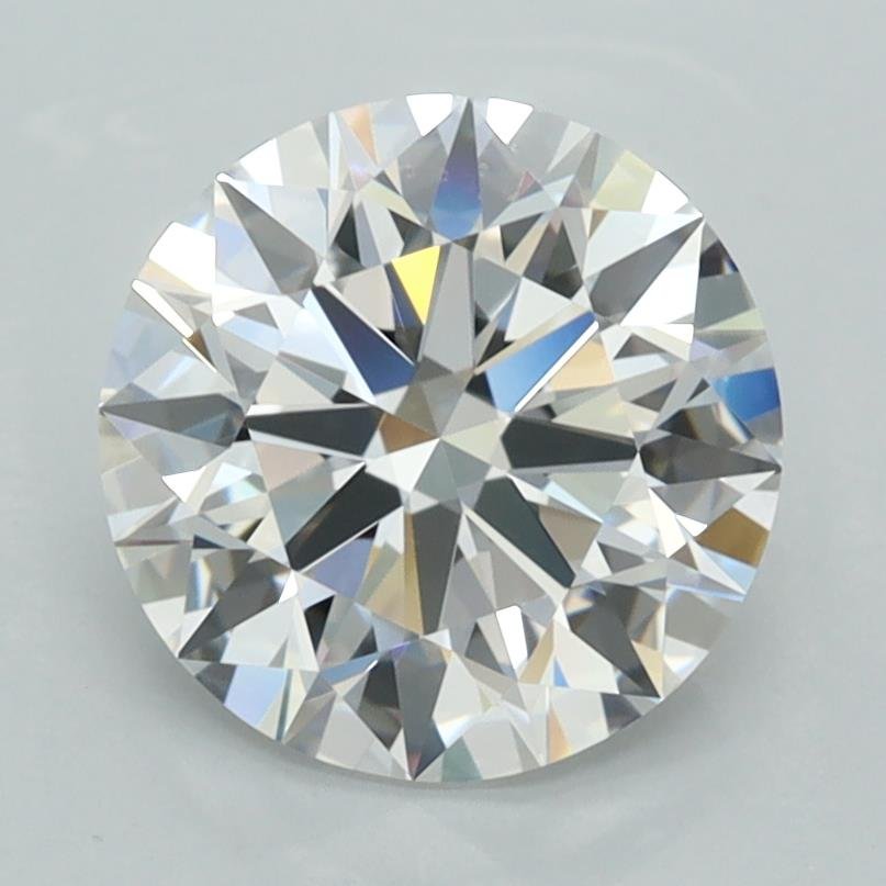 2.43ct E FL Rare Carat Ideal Cut Round Lab Grown Diamond
