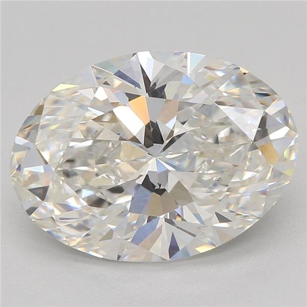 2.68ct G SI1 Rare Carat Ideal Cut Oval Lab Grown Diamond