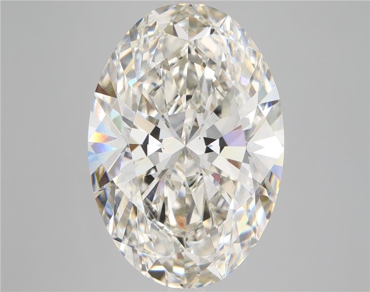 8.17ct H VS1 Rare Carat Ideal Cut Oval Lab Grown Diamond