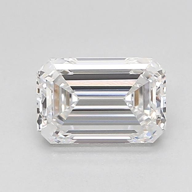 1.07ct D VVS2 Rare Carat Ideal Cut Emerald Lab Grown Diamond