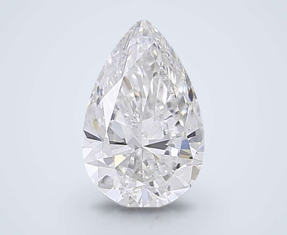 0.74 Carat Pear Lab Diamond