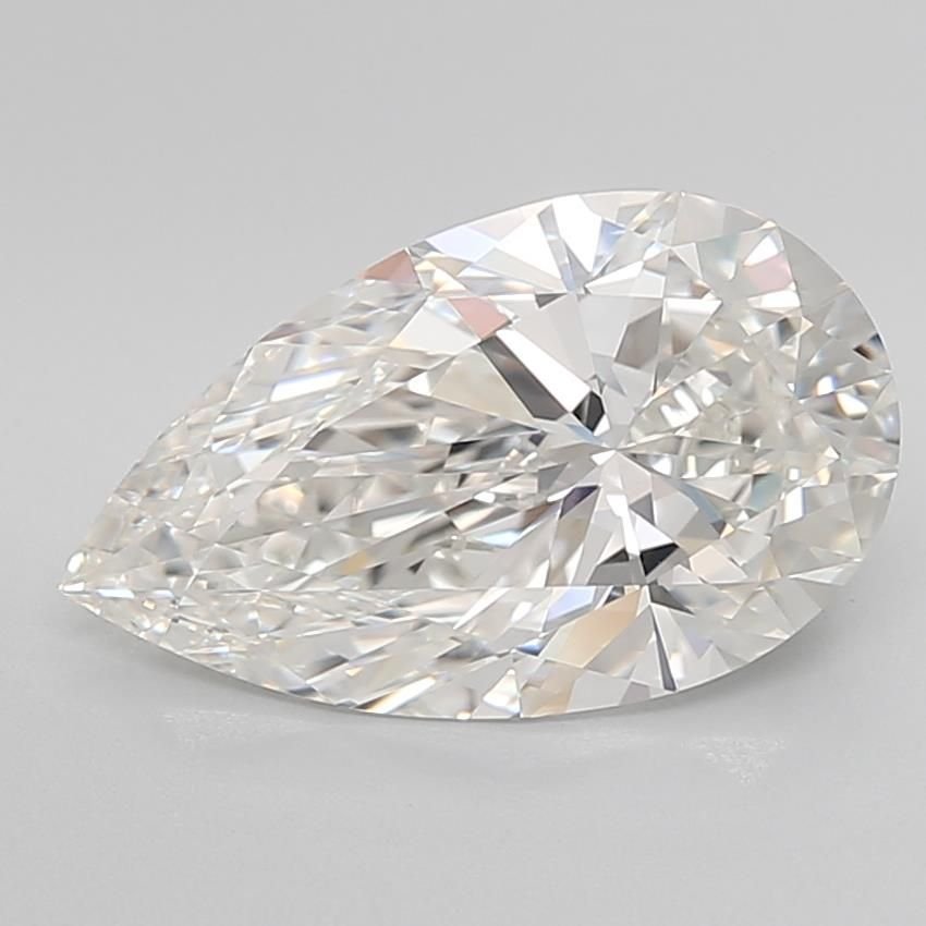 3.80ct G VVS1 Rare Carat Ideal Cut Pear Lab Grown Diamond