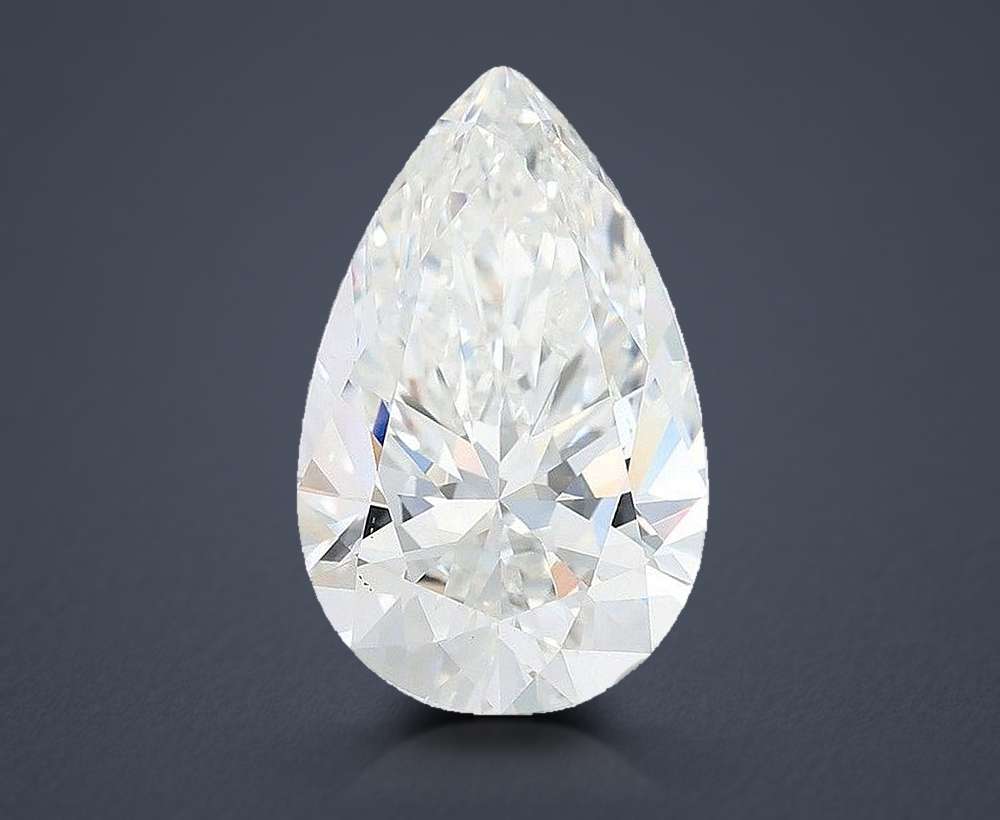7.05 Carat Pear Lab Diamond