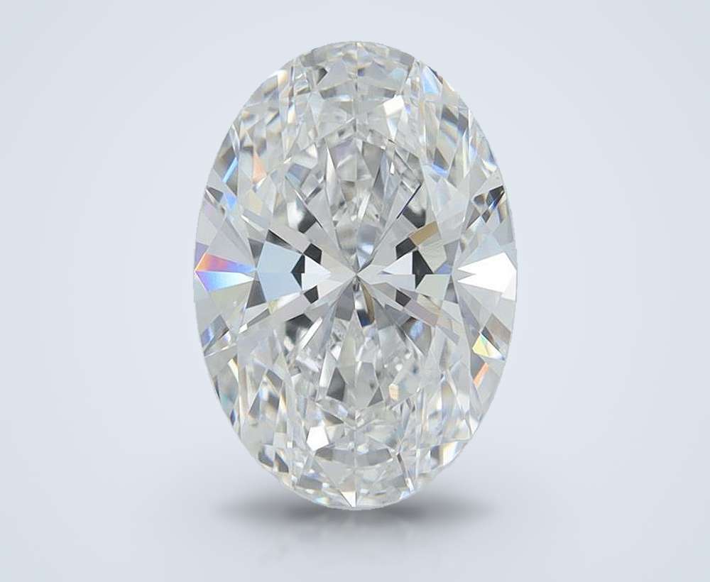 6.72 Carat Oval Lab Diamond