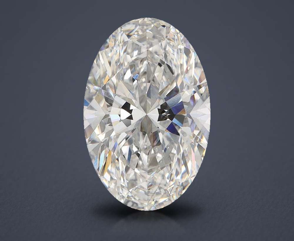 7.04 Carat Oval Lab Diamond