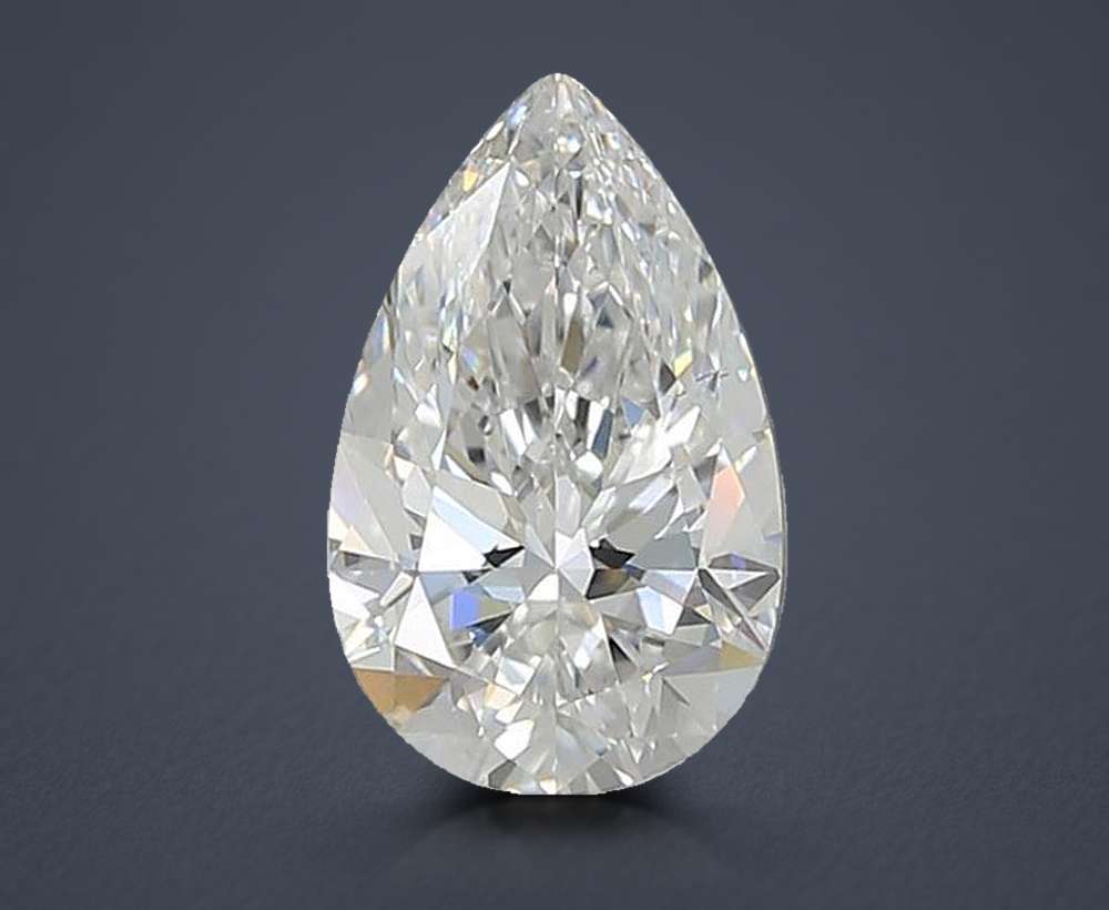 1.58 Carat Pear Lab Diamond
