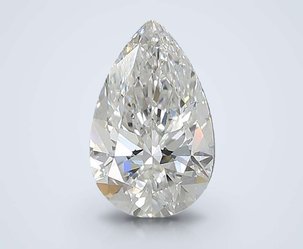 1.58 Carat Pear Lab Diamond