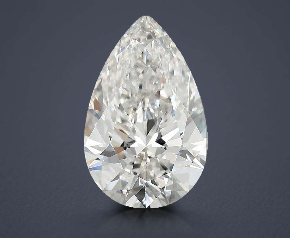 2.80 Carat Pear Lab Diamond