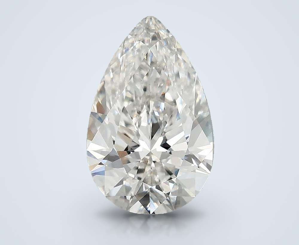 2.80 Carat Pear Lab Diamond