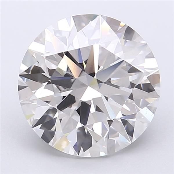 4.05ct E VS1 Rare Carat Ideal Cut Round Lab Grown Diamond