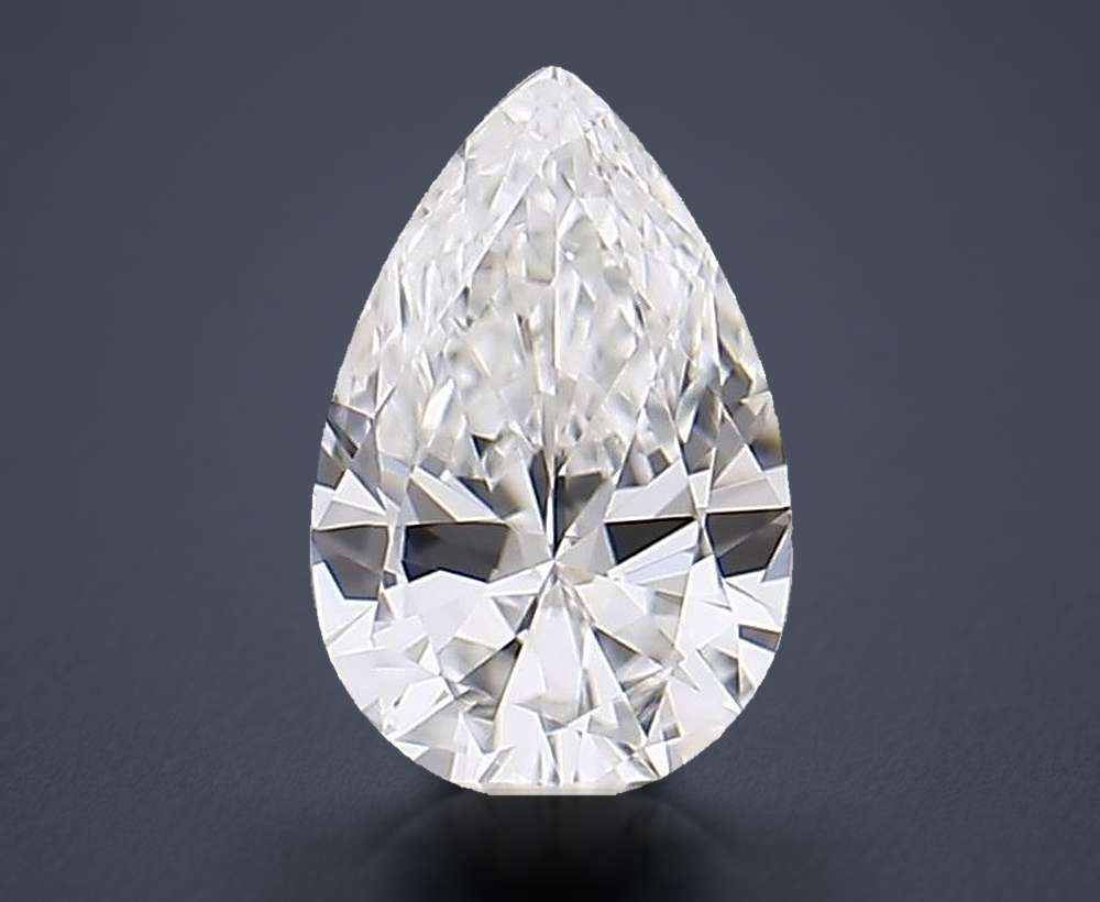 0.18 Carat Pear Natural Diamond