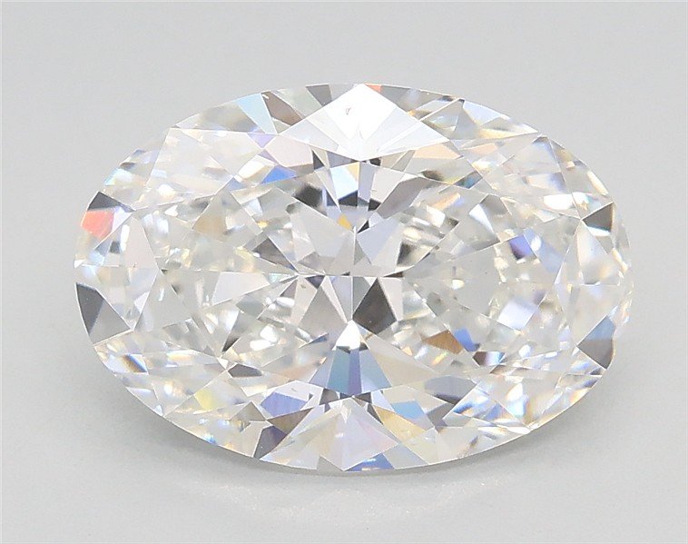 2.50ct D VS1 Rare Carat Ideal Cut Oval Lab Grown Diamond