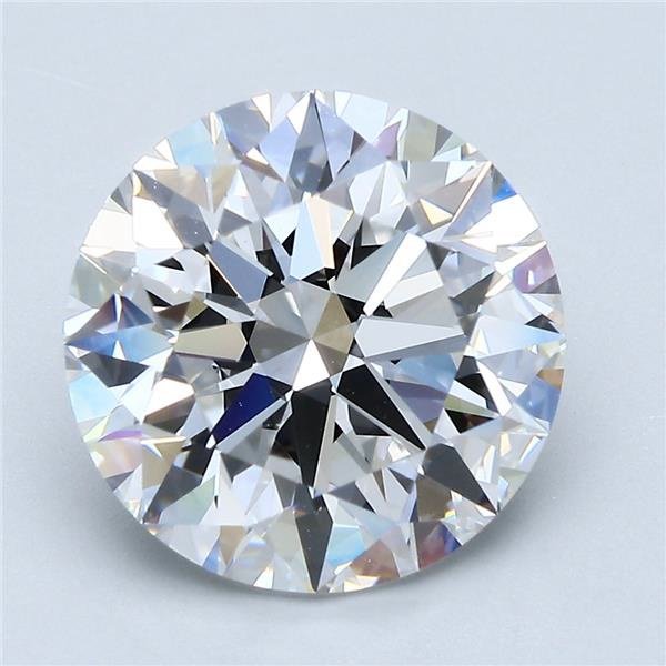 5.08ct E VS1 Rare Carat Ideal Cut Round Diamond