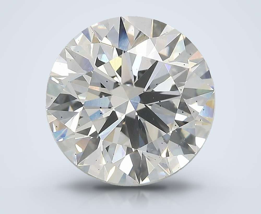 5.51 Carat Round Lab Diamond