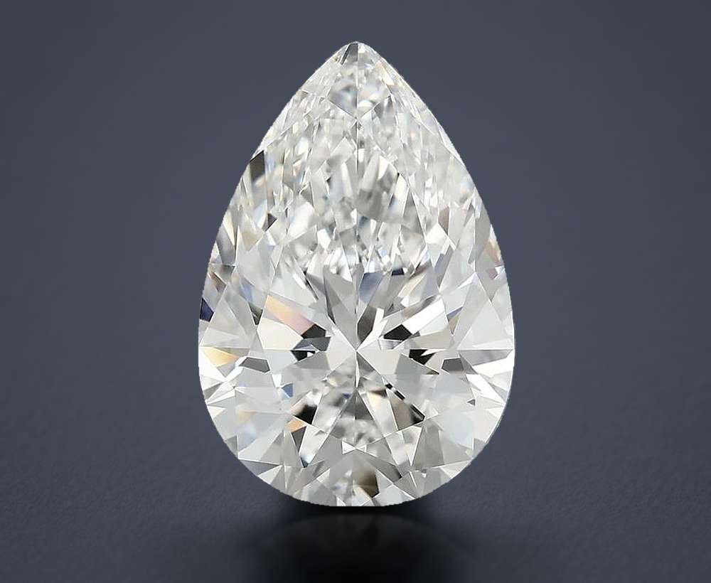 4.90 Carat Pear Lab Diamond