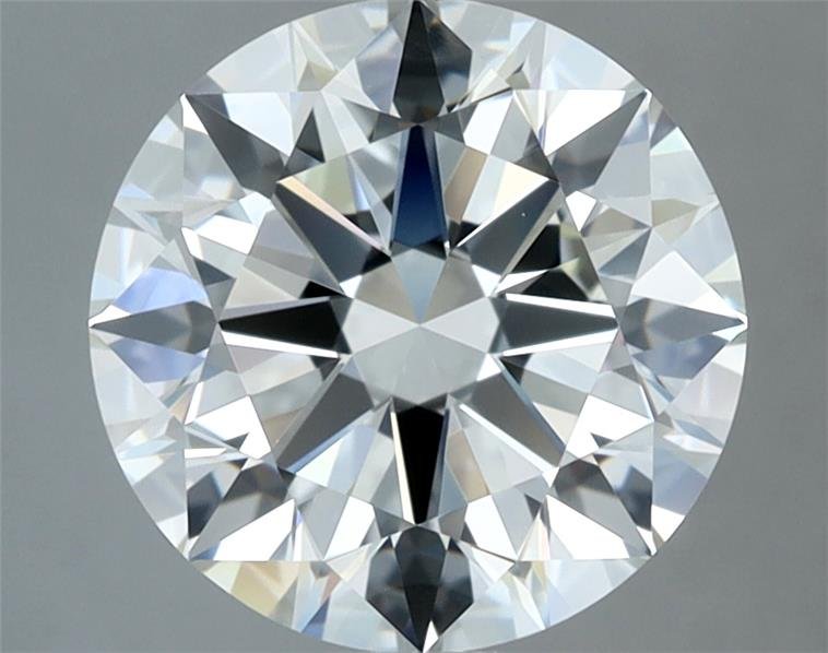 3.02ct I IF Rare Carat Ideal Cut Round Diamond