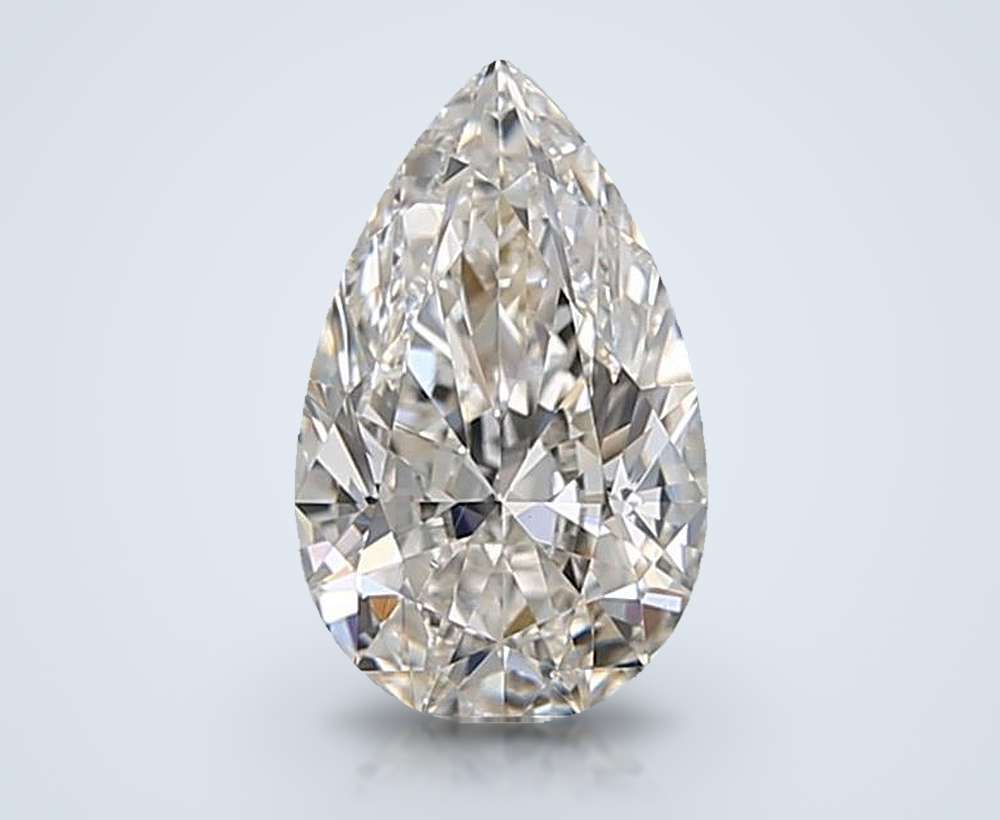 0.71 Carat Pear Natural Diamond