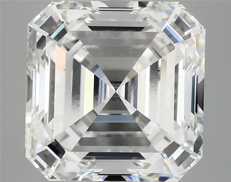 8.09ct F VS1 Excellent Cut Asscher Lab Grown Diamond