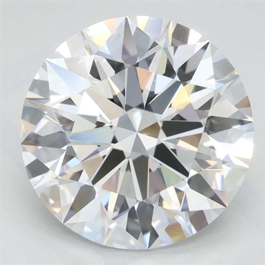 3.46ct D IF Rare Carat Ideal Cut Round Lab Grown Diamond