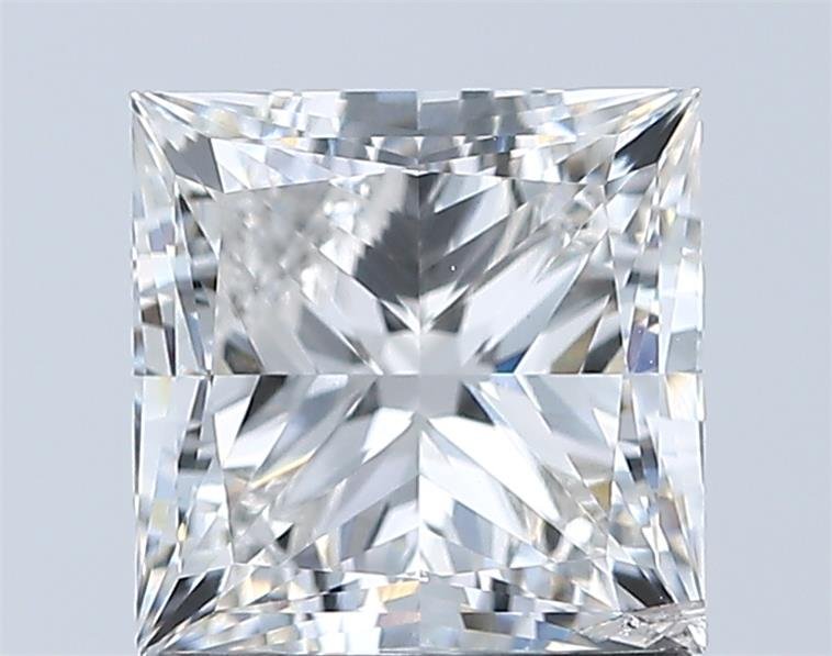 1.54ct G SI2 Rare Carat Ideal Cut Princess Lab Grown Diamond