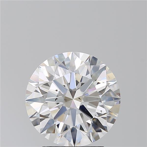 3.01ct D SI1 Rare Carat Ideal Cut Round Diamond