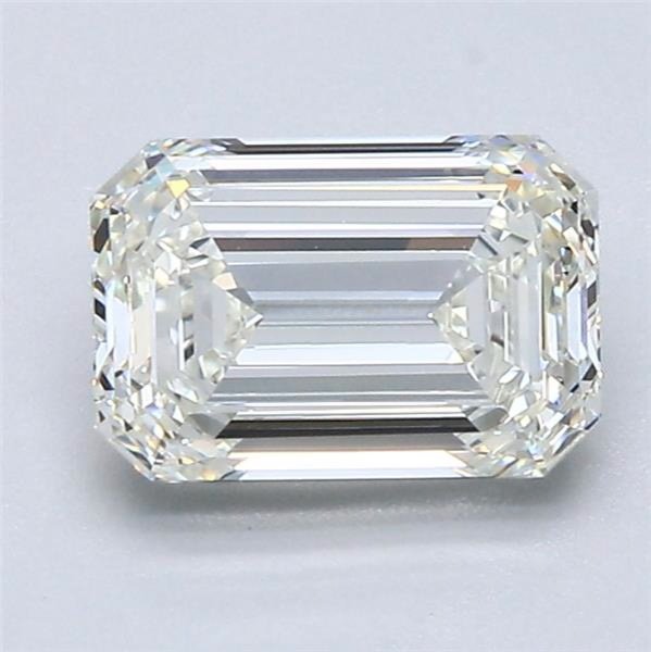 1.51ct K VVS2 Rare Carat Ideal Cut Emerald Diamond