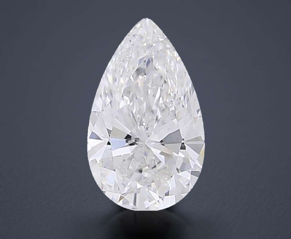 0.50 Carat Pear Lab Diamond