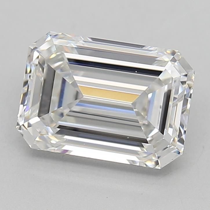 1.86ct F VS1 Rare Carat Ideal Cut Emerald Lab Grown Diamond