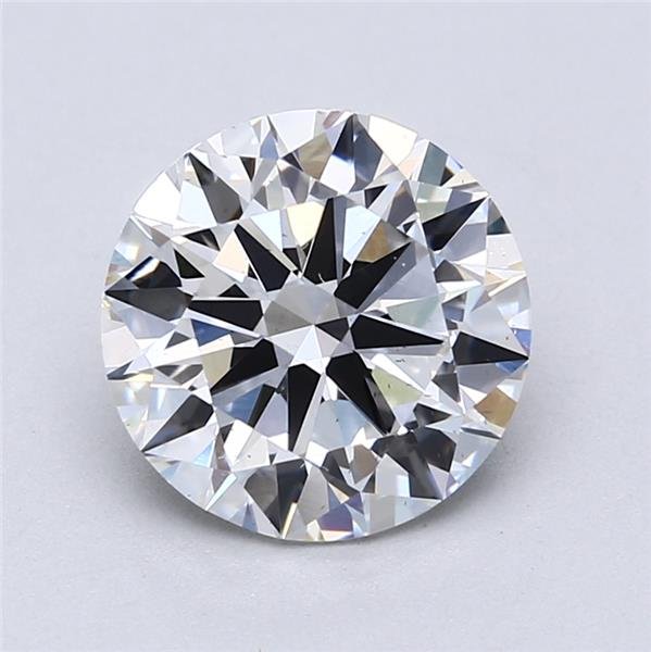 3.01ct E VS2 Excellent Cut Round Lab Grown Diamond