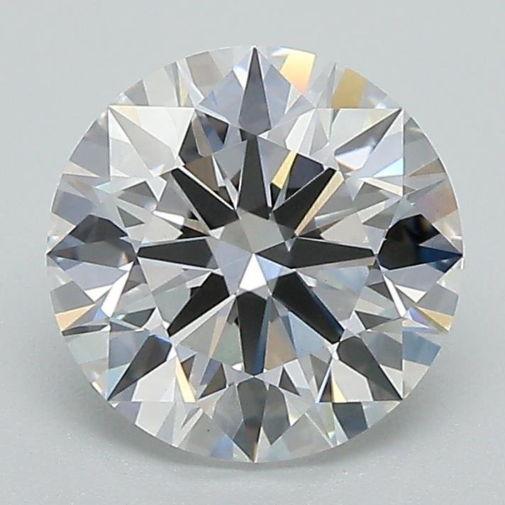 2.09ct D VS1 Rare Carat Ideal Cut Round Lab Grown Diamond