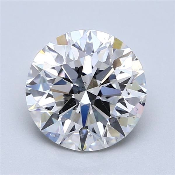 2.00ct H SI2 Rare Carat Ideal Cut Round Diamond