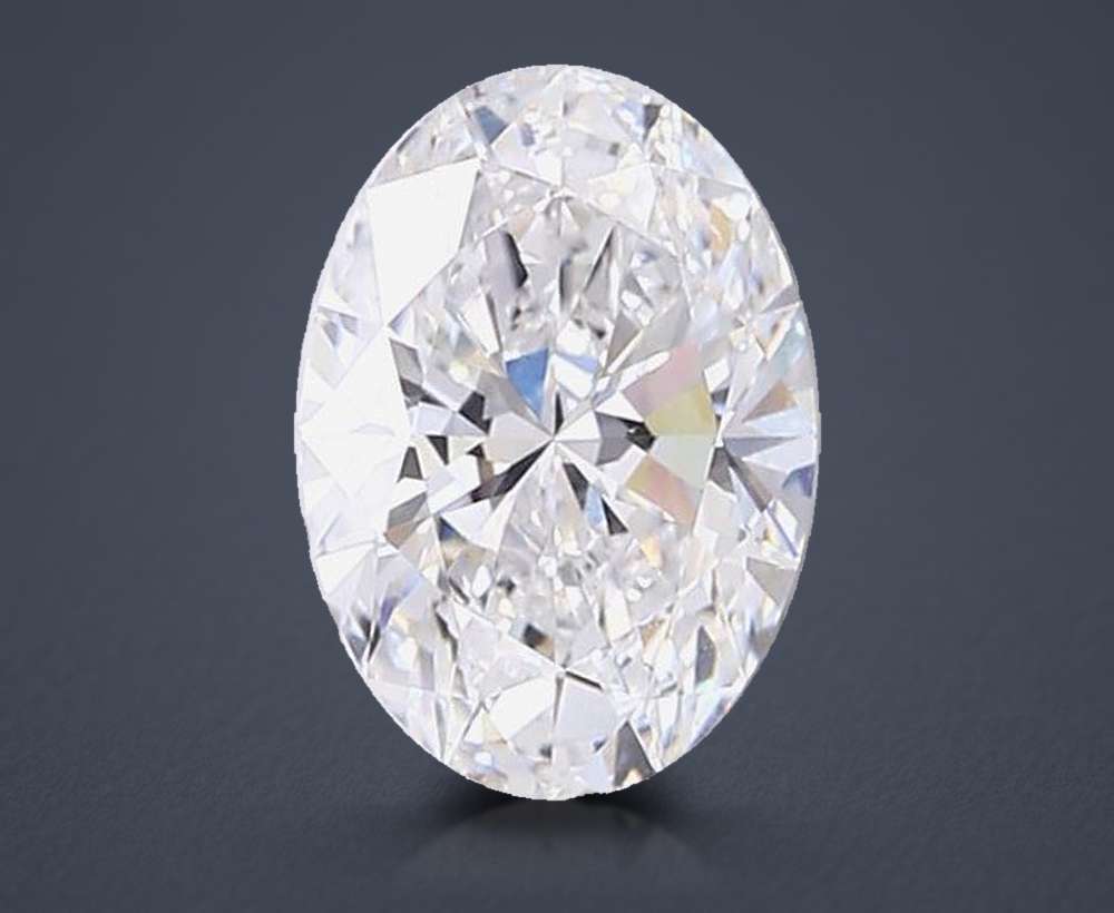 7.02 Carat Oval Lab Diamond