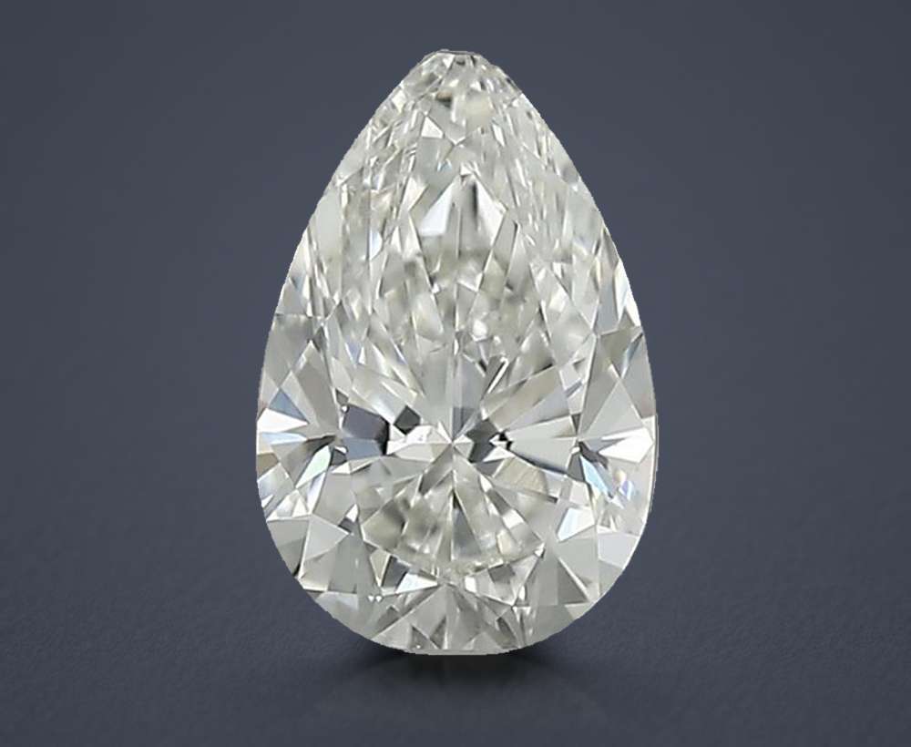 0.41 Carat Pear Natural Diamond
