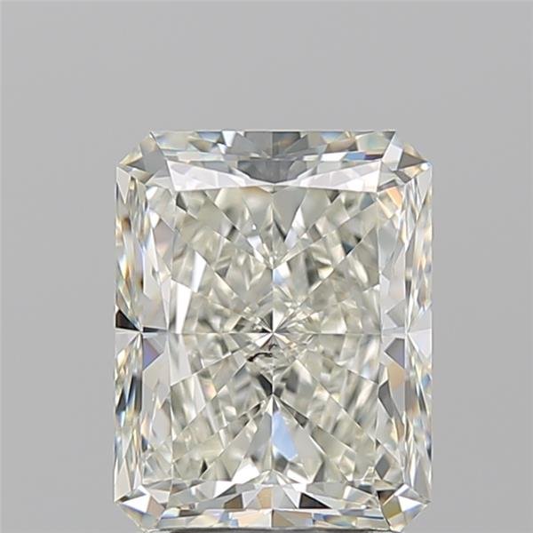2.01ct K SI1 Rare Carat Ideal Cut Radiant Diamond