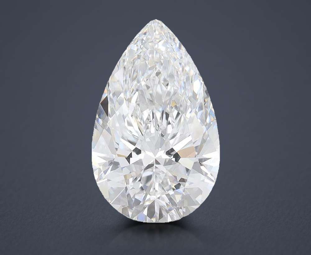 3.33 Carat Pear Lab Diamond